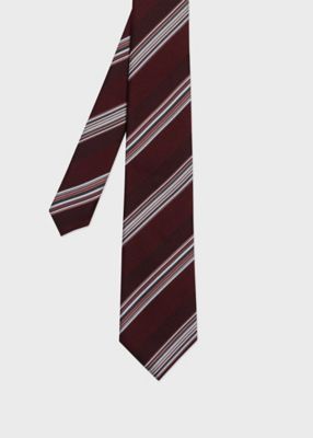 Paul Smith (Men)/ポール・スミス レイヤーカラー レジメンタルタイ(240027552MJ)