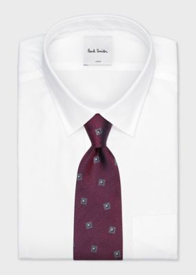 【Paul Smith】ロールネックカットソー ストレッチメランジュ ランダムブロック タイ（240076552MJ） | Paul Smith