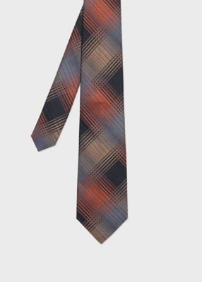 Paul Smith グラデーションレジメンタルタイ グラデーション レジメンタルタイ（ブルー） ｜ポール・スミス