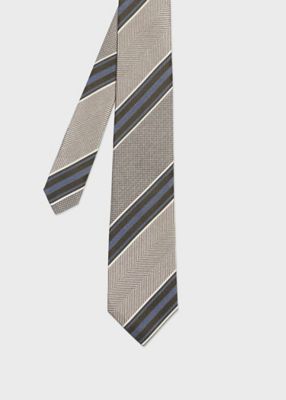 Paul Smith (Men)/ポール・スミス ミックスパターン レジメンタルタイ(240094552MT)
