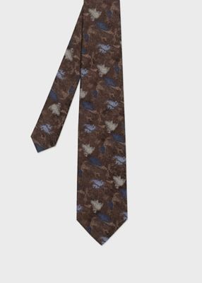 Paul Smith (Men)/ポール・スミス ペイント ジャカード タイ(240097552MT)