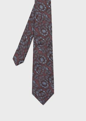 Paul Smith (Men)/ポール・スミス フラワージャカード タイ(240103552MT)