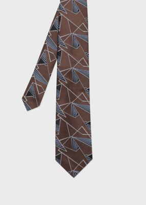 Paul Smith (Men)/ポール・スミス ジオメトリックパターン タイ(240115552MT)