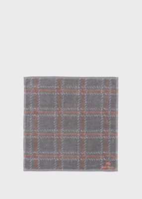 ＜Paul Smith (Men)＞”Ｄｏｔｔｉｎｇ　Ｃｈｅｃｋ”　タオルハンカチ（２４０３６７ＴＨＡＮＫ）