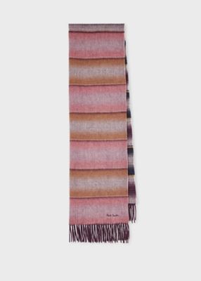 Paul Smith (Men)/ポール・スミス ”Gradient Stripe” ウール マフラー(240400)