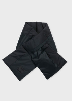 ＜Paul Smith (Men)＞”Ｃｒｏｐｐｅｄ　Ｌｏｇｏ”　パフマフラー（２４０４１７８８００ＬＰＵＦ＿＿＿＿）