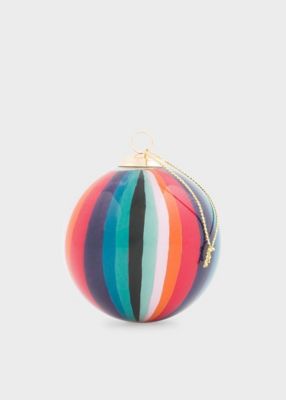 Paul Smith (Men)/ポール・スミス ハンドペインテッド ストライプ オーナメント(240550ASTRP)