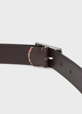 ロゴバックル　レザーベルト（２４０７０９ＣＭ）