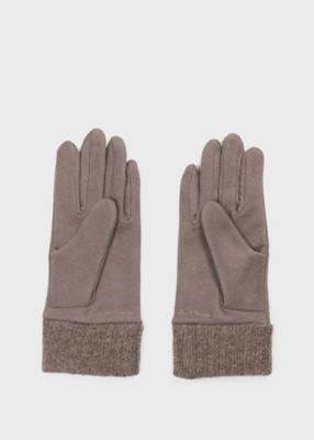 Paul Smith ポールスミス レザーグローブ アーティストストライプテープ Paul Smith】レザーグローブ アーティストストライプテープ