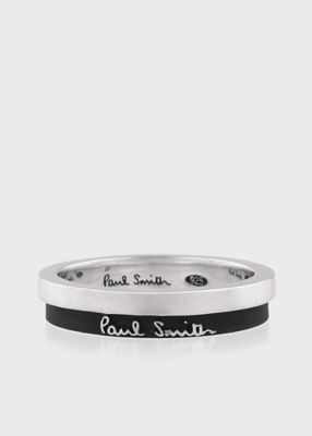 Paul Smith (Men)/ポール・スミス ”Bicolor Logo” リング(240905200)