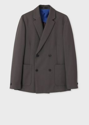 Paul Smith (Men)/ポール・スミス ウールツイル ダブルブレスト ジャケット(2421192319)