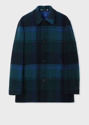 Paul Smith (Men)/ポール・スミス ブラックウォッチ メルトンショートコート(242122040Z)