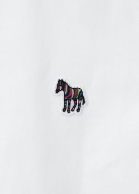 ”Ｓｐｏｒｔｓ　Ｓｔｒｉｐｅ　Ｚｅｂｒａ”　ワンポイント　半袖シャツ（２４２３２２６１９ＰＮ）