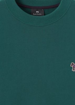 PS Paul Smith\"Zebra\" ワンポイント ニットマフラー PS Paul Smith