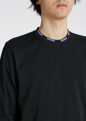 コントラストリブ ロングスリーブTシャツ