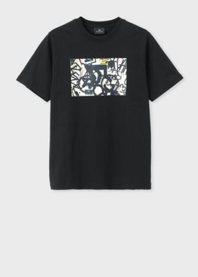 Paul Smith (Men)/ポール・スミス ”Spray Art Biker” Tシャツ(242555011R)