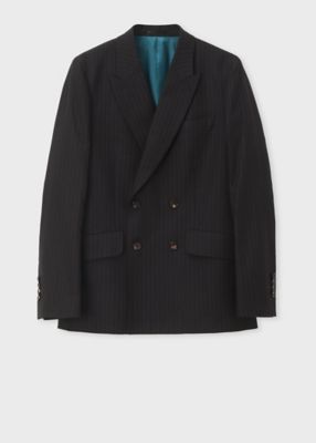 Paul Smith (Men)/ポール・スミス クラシックピンストライプ ダブルブレスト ジャケット(2431062328)