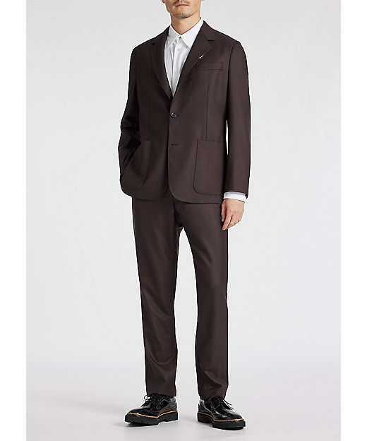 ソリッド ウールストレッチ ジャケット 'A Suit To ソリッド ウールストレッチ ジャケット 'A Suit To