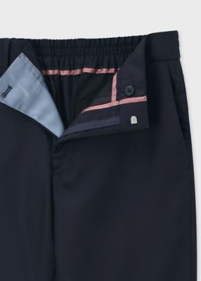 ソリッド　ウールストレッチ　テーパード　トラウザーズ　’Ａ　Ｓｕｉｔ　Ｔｏ　Ｔｒａｖｅｌ　Ｉｎ’（２４３１５０６２７Ｘ）