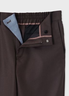 ソリッド　ウールストレッチ　テーパード　トラウザーズ　’Ａ　Ｓｕｉｔ　Ｔｏ　Ｔｒａｖｅｌ　Ｉｎ’（２４３１５０６２７Ｘ）