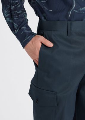 ストレッチコットン　テーパード　カーゴパンツ（２４３１６１０５７Ｚ）
