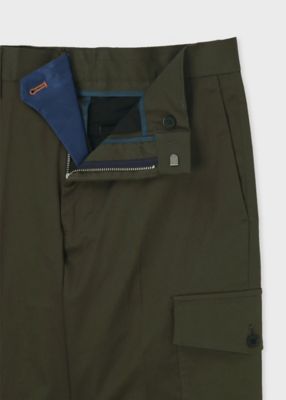 ストレッチコットン　テーパード　カーゴパンツ（２４３１６１０５７Ｚ）