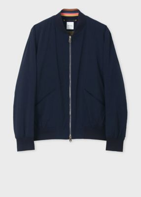 ＜Paul Smith (Men)＞２ＷＡＹストレッチ　ダブルジップ　ＭＡ－１（２４３１６２２７５Ｕ）