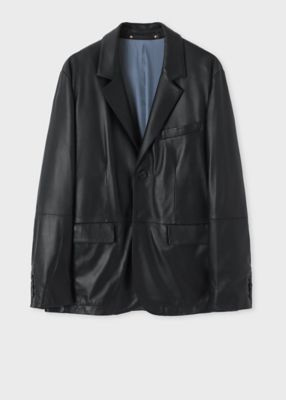 Paul Smith (Men)/ポール・スミス ラムレザー シングル2Bジャケット(243166069ZLJ)