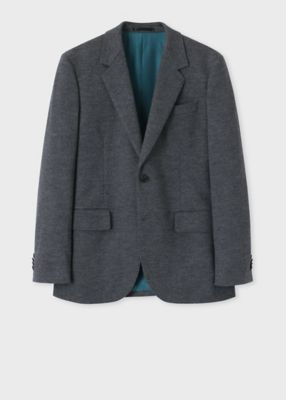 新品 ポールスミスロンドン 高級ライトウールバイカラーリバーシブル  