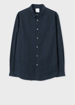 Ｓｉｇｎａｔｕｒｅ　Ｓｔｒｉｐｅ　オーバーダイ　シャツ（２４３３１０００６ＬＤ）