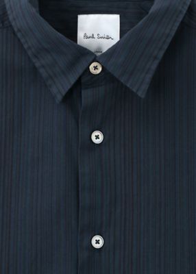 Ｓｉｇｎａｔｕｒｅ　Ｓｔｒｉｐｅ　オーバーダイ　シャツ（２４３３１０００６ＬＤ）