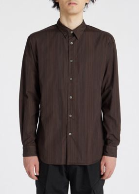Ｓｉｇｎａｔｕｒｅ　Ｓｔｒｉｐｅ　オーバーダイ　シャツ（２４３３１０００６ＬＤ）