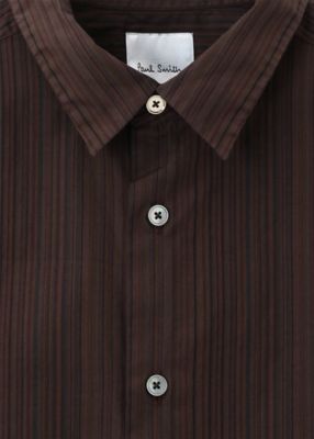 Ｓｉｇｎａｔｕｒｅ　Ｓｔｒｉｐｅ　オーバーダイ　シャツ（２４３３１０００６ＬＤ）