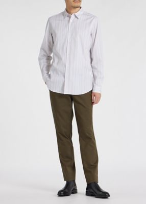 ”Ｓｉｇｎａｔｕｒｅ　Ｓｔｒｉｐｅ”　カジュアルシャツ（２４３３５０００６ＬＮ）