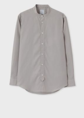 ＜Paul Smith (Men)＞ソリッド　バンドカラーシャツ（２４３３５３０４３Ｚ）