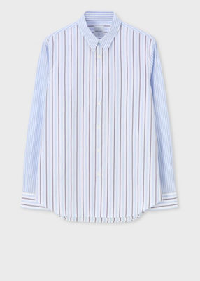 ＜Paul Smith (Men)＞ミックスアップストライプ　シャツ（２４３３５４７２００７００ＹＭ＿＿＿）