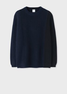 ＜Paul Smith (Men)＞バーティカルグラデーション　クルーネックニット（２４３４０７９０００９１９Ｙ＿＿＿＿）