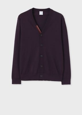 ＜Paul Smith (Men)＞アーティストストライプポイント　カーディガン（２４３４５１１２２Ｘ）