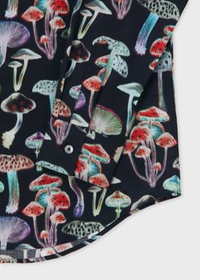 Mushroom” プリントシャツ  
