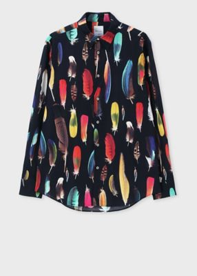 ＜Paul Smith (Men)＞”Ａｒｃｈｉｖｅ　Ｆｅａｔｈｅｒ”　シャツ（２４３７１６９０１Ｕ）