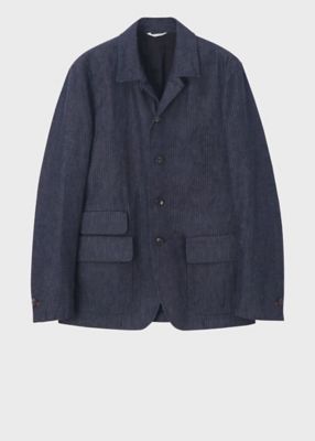 インディゴダイカバーオール ブルゾン（２４４１８５２４００２４０６２Ｗ＿＿） | Paul Smith (Men)/ポール・スミス |  三越伊勢丹オンラインストア・通販【公式】