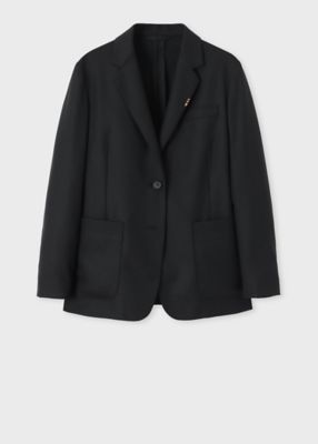 ＜Paul Smith (Women)＞ウィメンズ　　ソリッド　ウールストレッチ　ジャケット　’Ａ　Ｓｕｉｔ　Ｔｏ　Ｔｒａｖｅｌ　Ｉｎ’（２４５０００ＪＫ２５１）