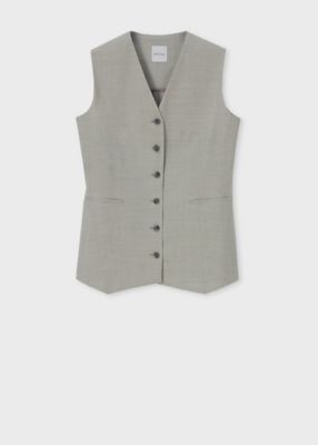 ＜Paul Smith (Women)＞ウィメンズ　プレーン　カラー　ベスト（２４５００１３６８Ｊ）