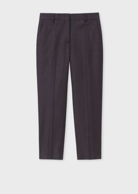 Paul Smith (Women)/ポール・スミス ウィメンズ ウールフランネル テーパードパンツ(245055264TH)