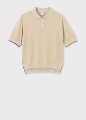 Paul Smith (Women)/ポール・スミス ウィメンズ　ルレックス　ニットポロシャツ（２４５２０４ＫＮ１３４）