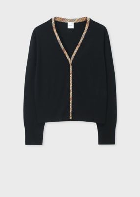 ＜Paul Smith (Women)＞ウィメンズ　ポイント　ストライプ　カーディガン（２４５２２０９０００４７９Ｎ＿＿＿＿）