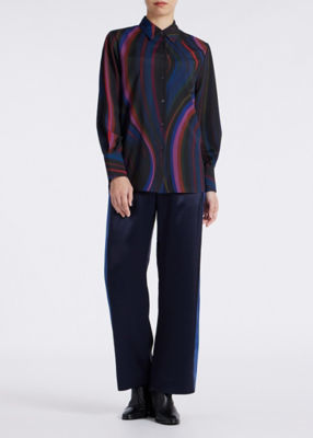 ウィメンズ ”Ｎｅｗ Ｓｗｉｒｌ” シャツ（２４５３５６７２０９３３５Ｂ＿＿＿＿） | Paul Smith (Women)/ポール・スミス |  三越伊勢丹オンラインストア・通販【公式】