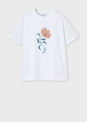 ＜Paul Smith (Women)＞ウィメンズ　”ＰＳ　Ｐｏｐｐｉｅｓ”　半袖Ｔシャツ（２４５４０１２３２Ｖ）