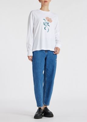ウィメンズ　”ＰＳ　Ｐｏｐｐｉｅｓ”　長袖Ｔシャツ（２４５４０１Ｊ３５３）