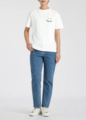 ウィメンズ ”Happy” 半袖Tシャツ（245406232V